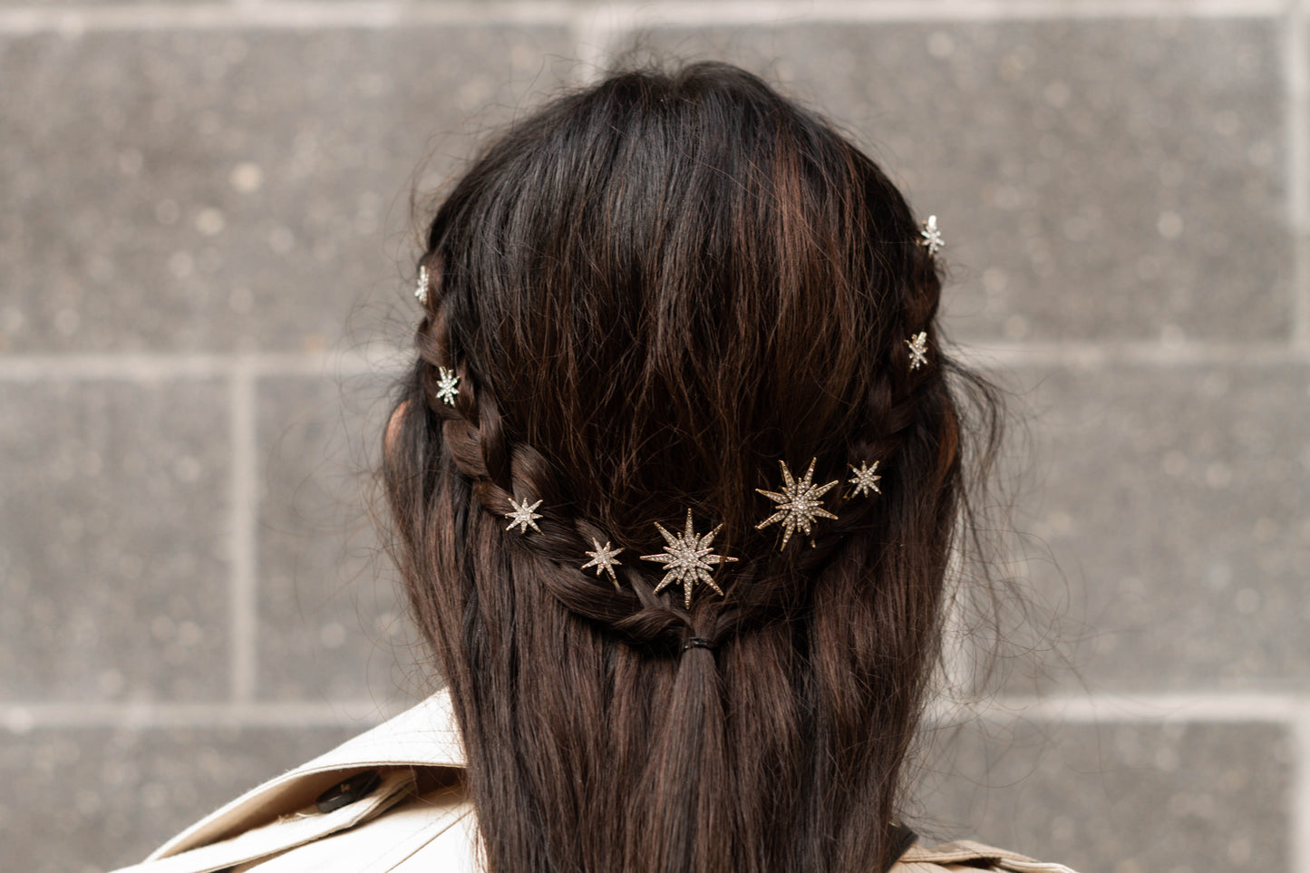 Rhinestone Star Hairpins
