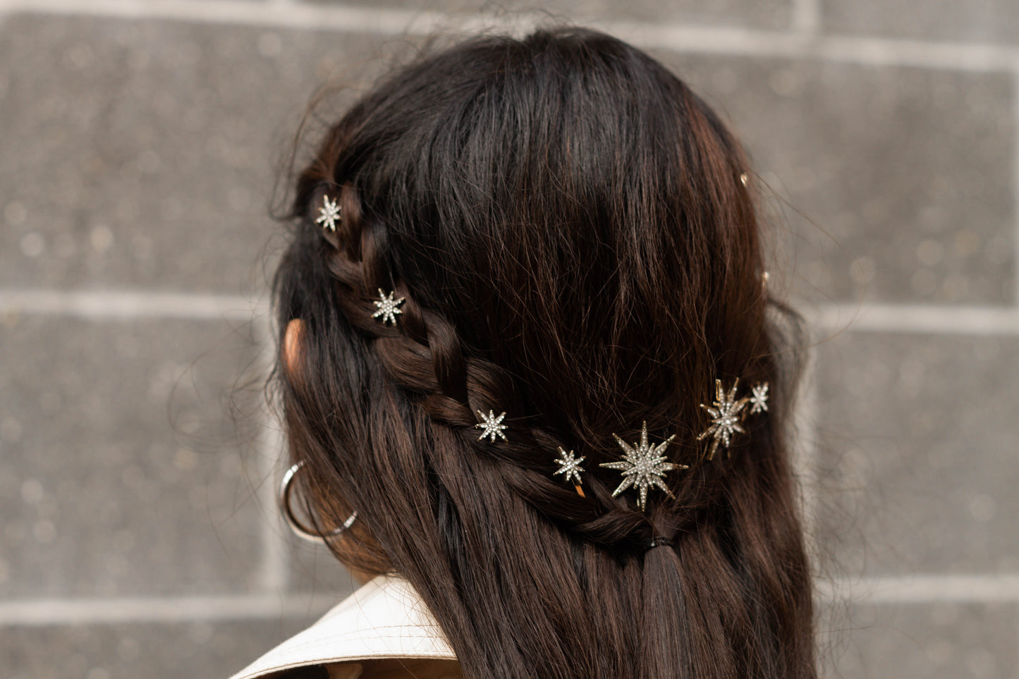 Rhinestone Star Hairpins