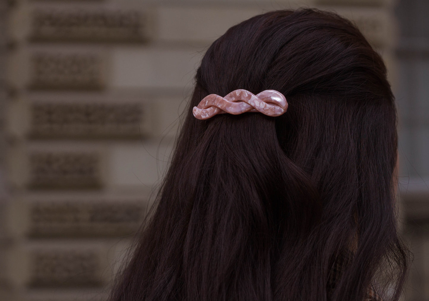 Acetate Braid Hair Barrette Clip