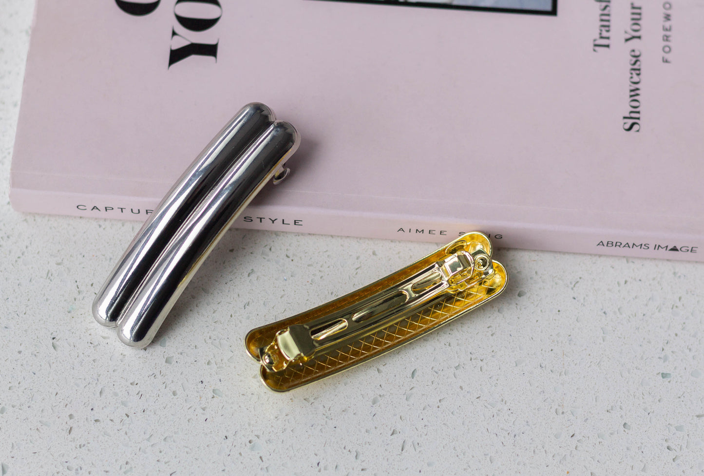 Metal Double Bar Barrette