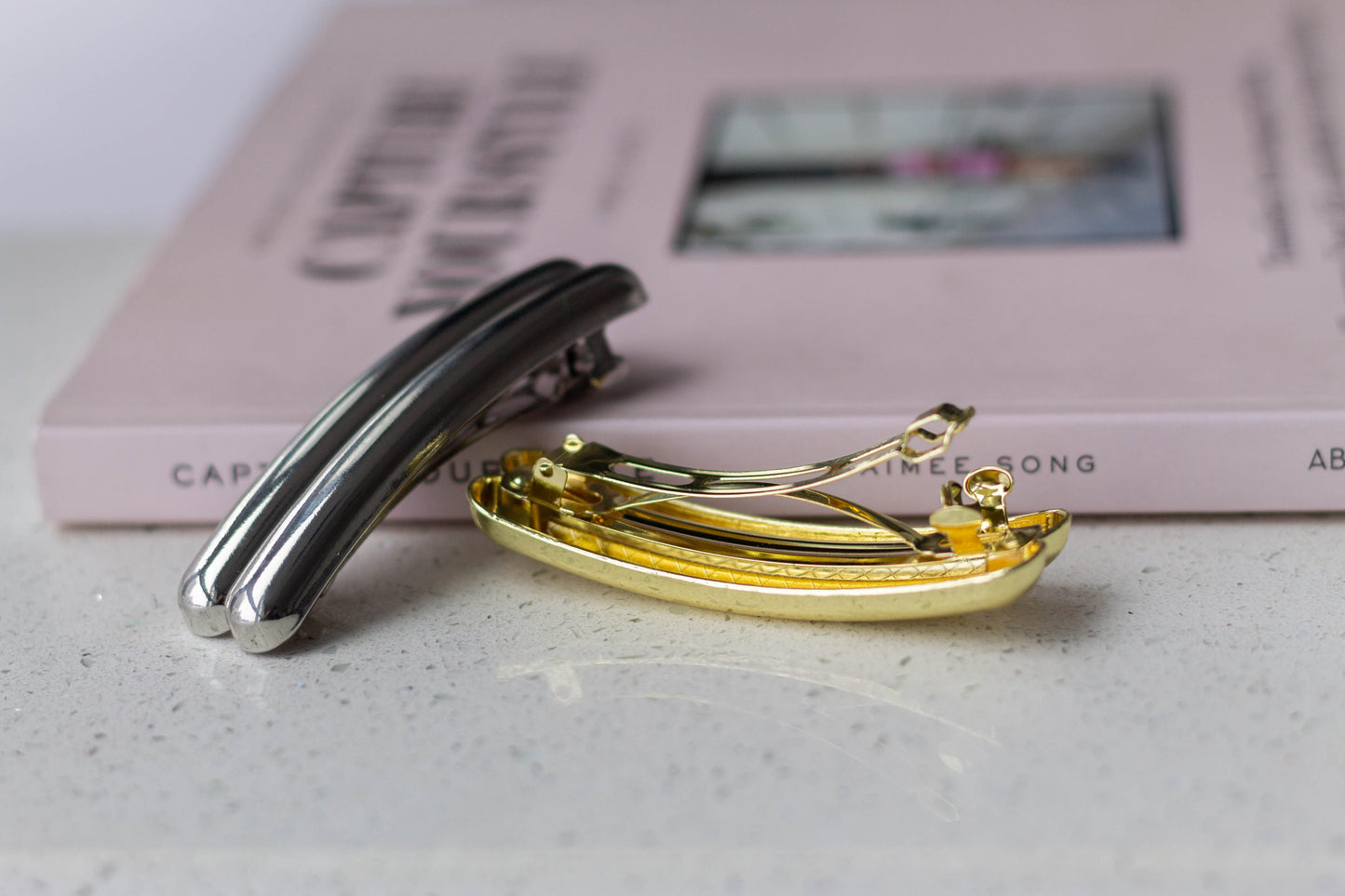 Metal Double Bar Barrette