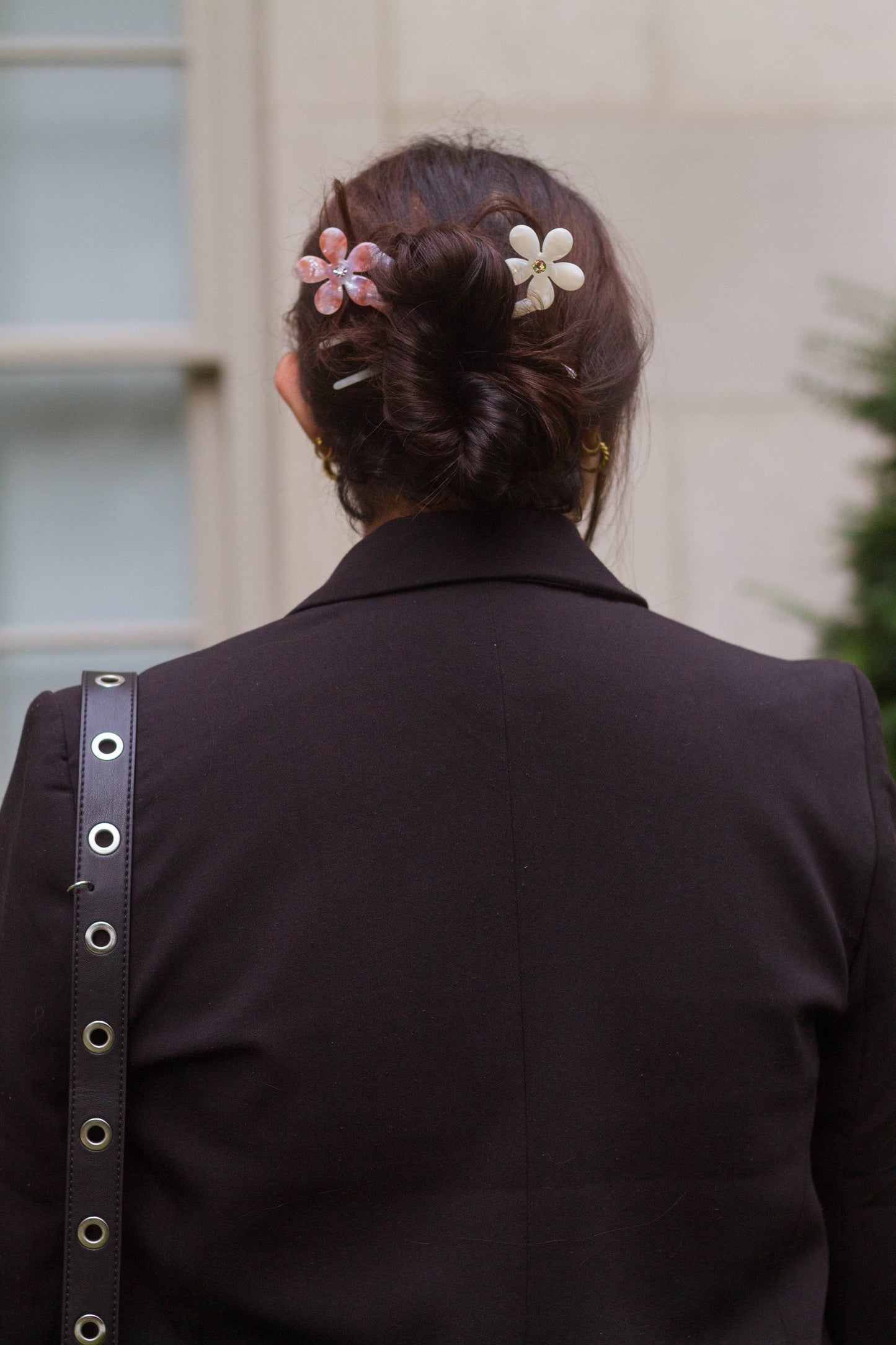 Acetate Fleur French Hair Pin