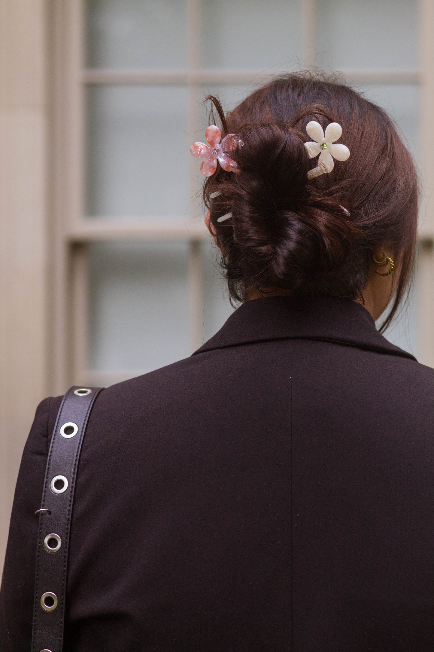 Acetate Fleur French Hair Pin