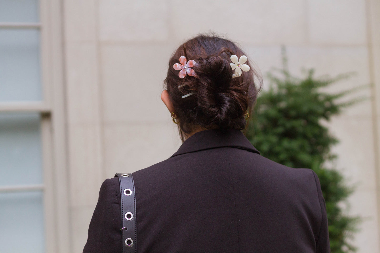 Acetate Fleur French Hair Pin