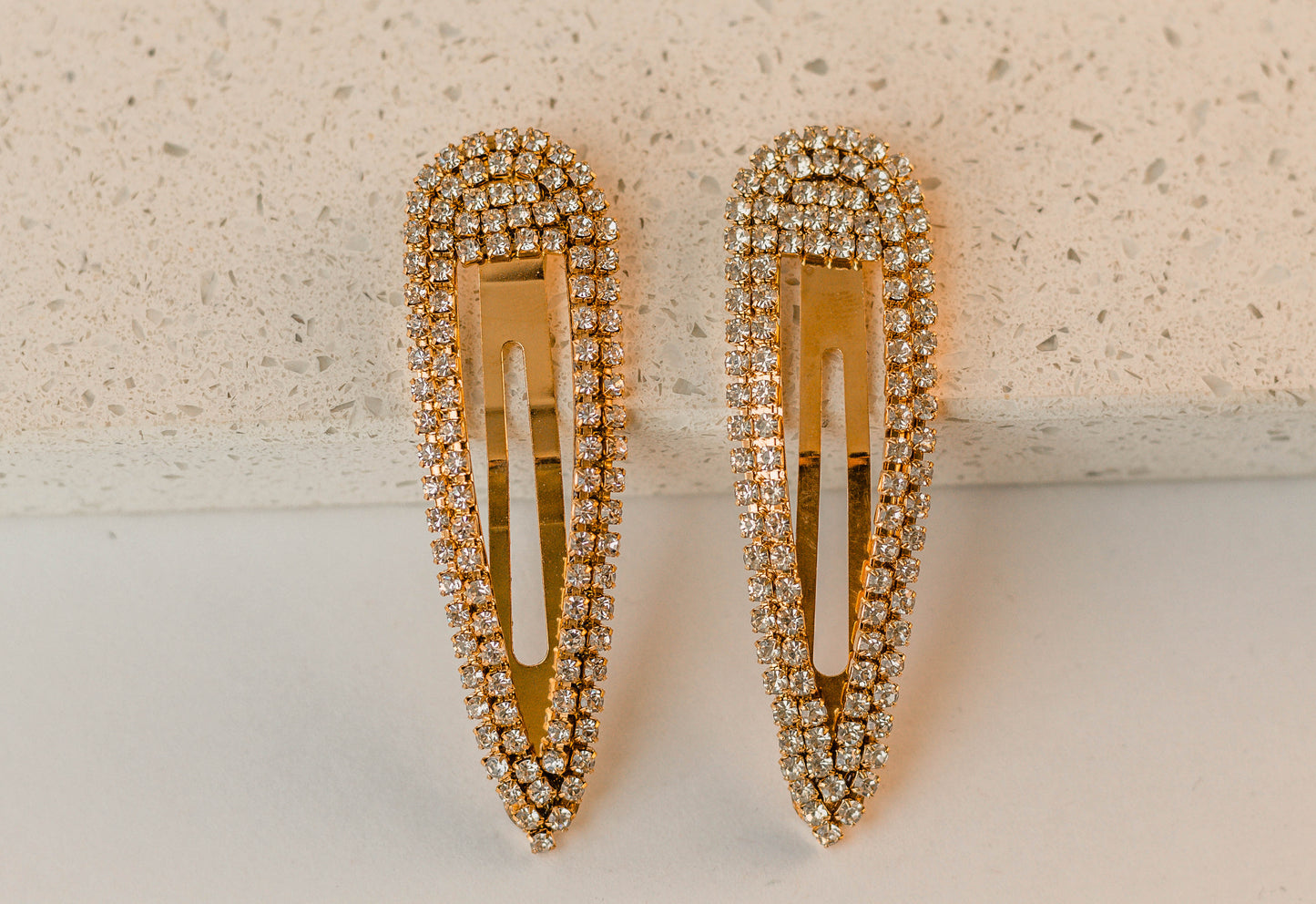2 pc Rhinestone Hair Clips