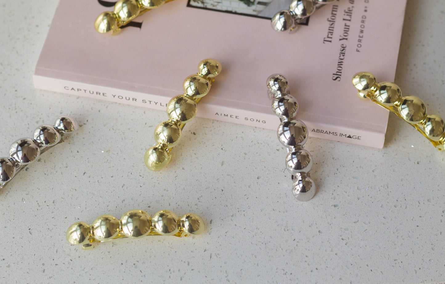 Metal Circle Hair Barrette Clip