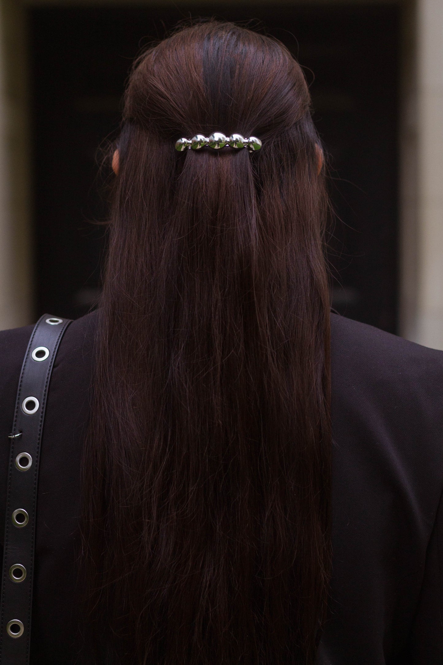 Metal Circle Hair Barrette Clip