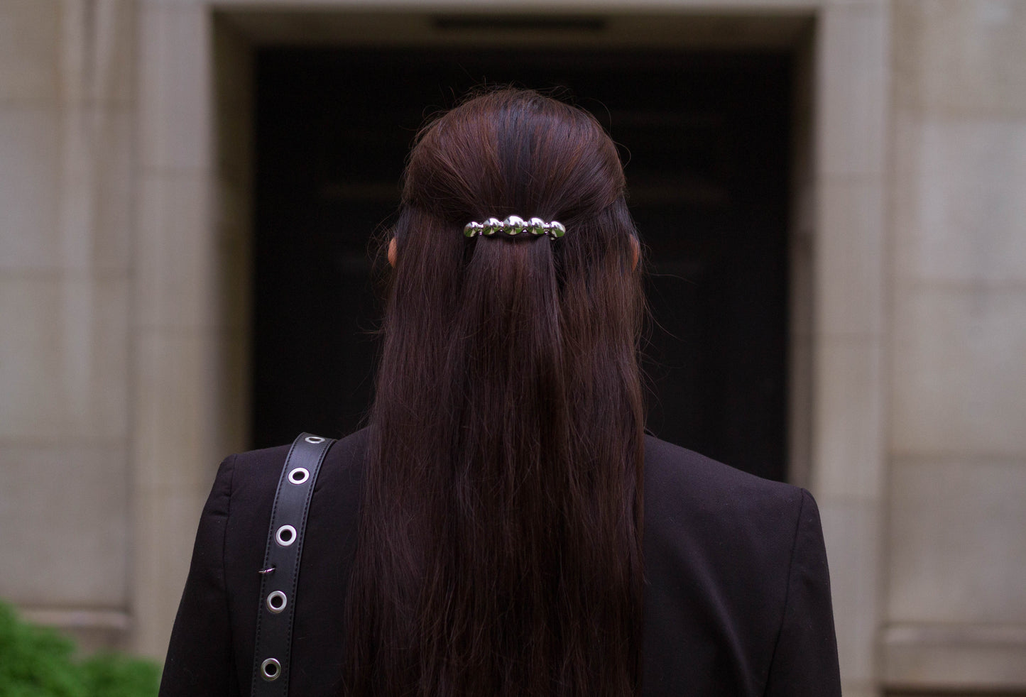 Metal Circle Hair Barrette Clip