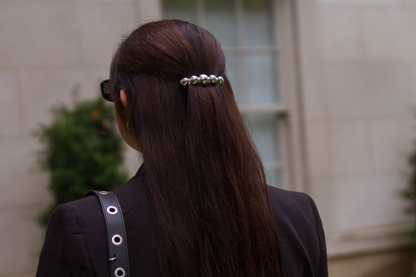Metal Circle Hair Barrette Clip
