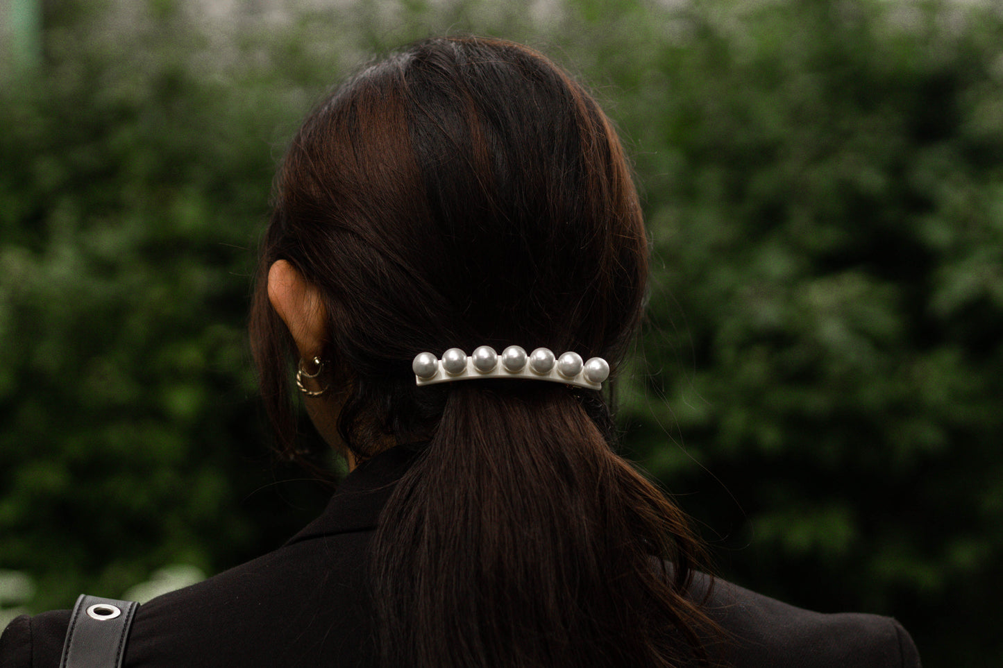 Pearl Barrette Hair Clip