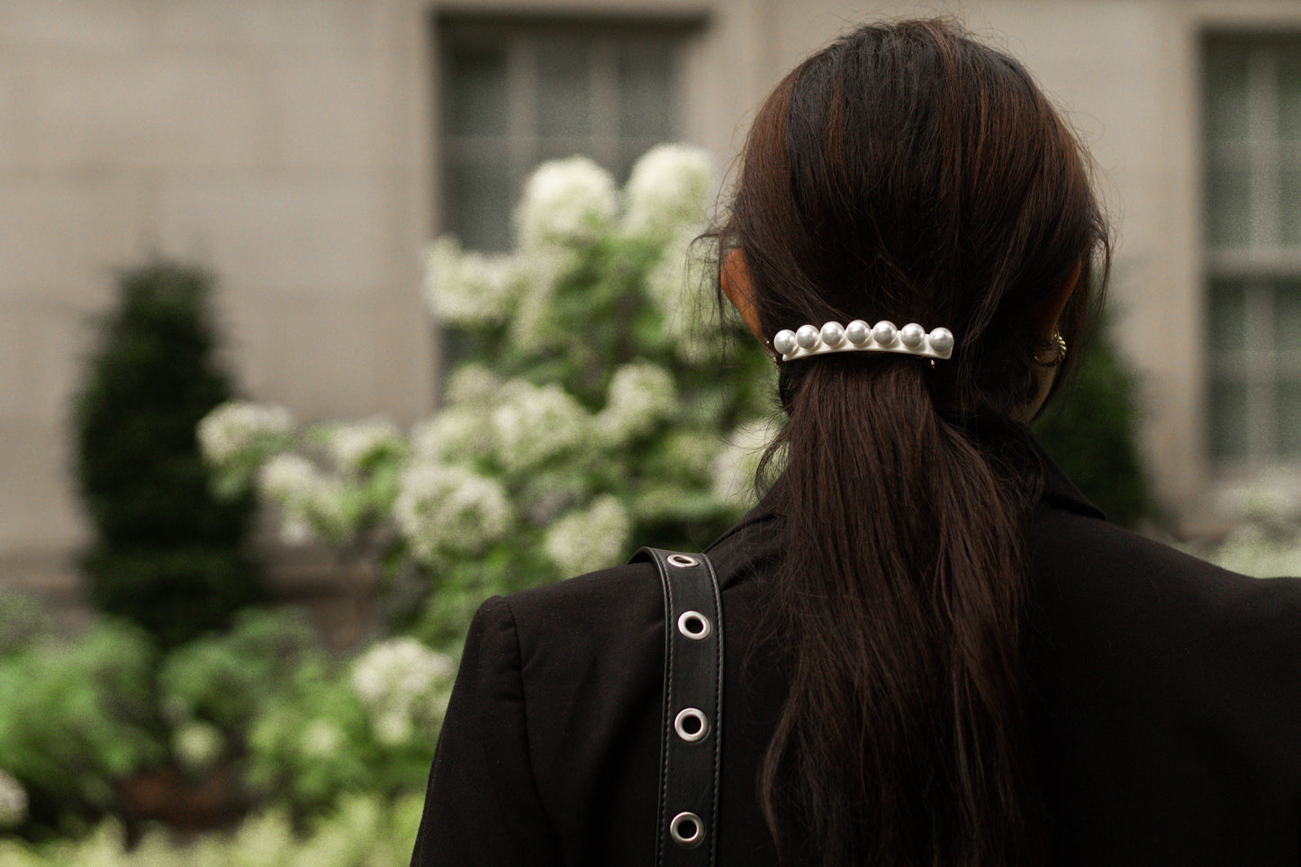 Pearl Barrette Hair Clip