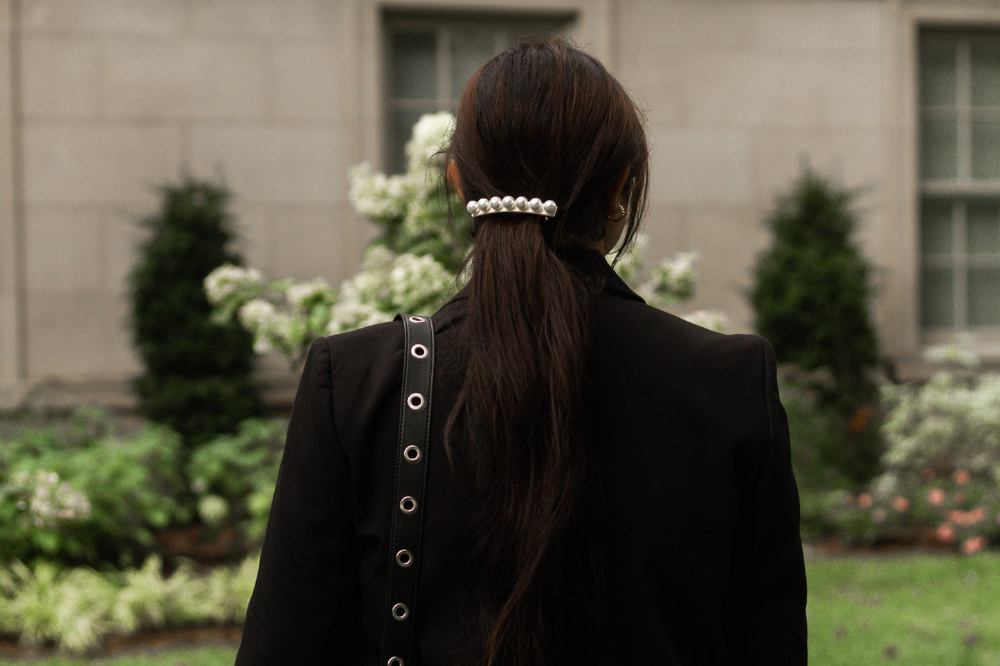 Pearl Barrette Hair Clip