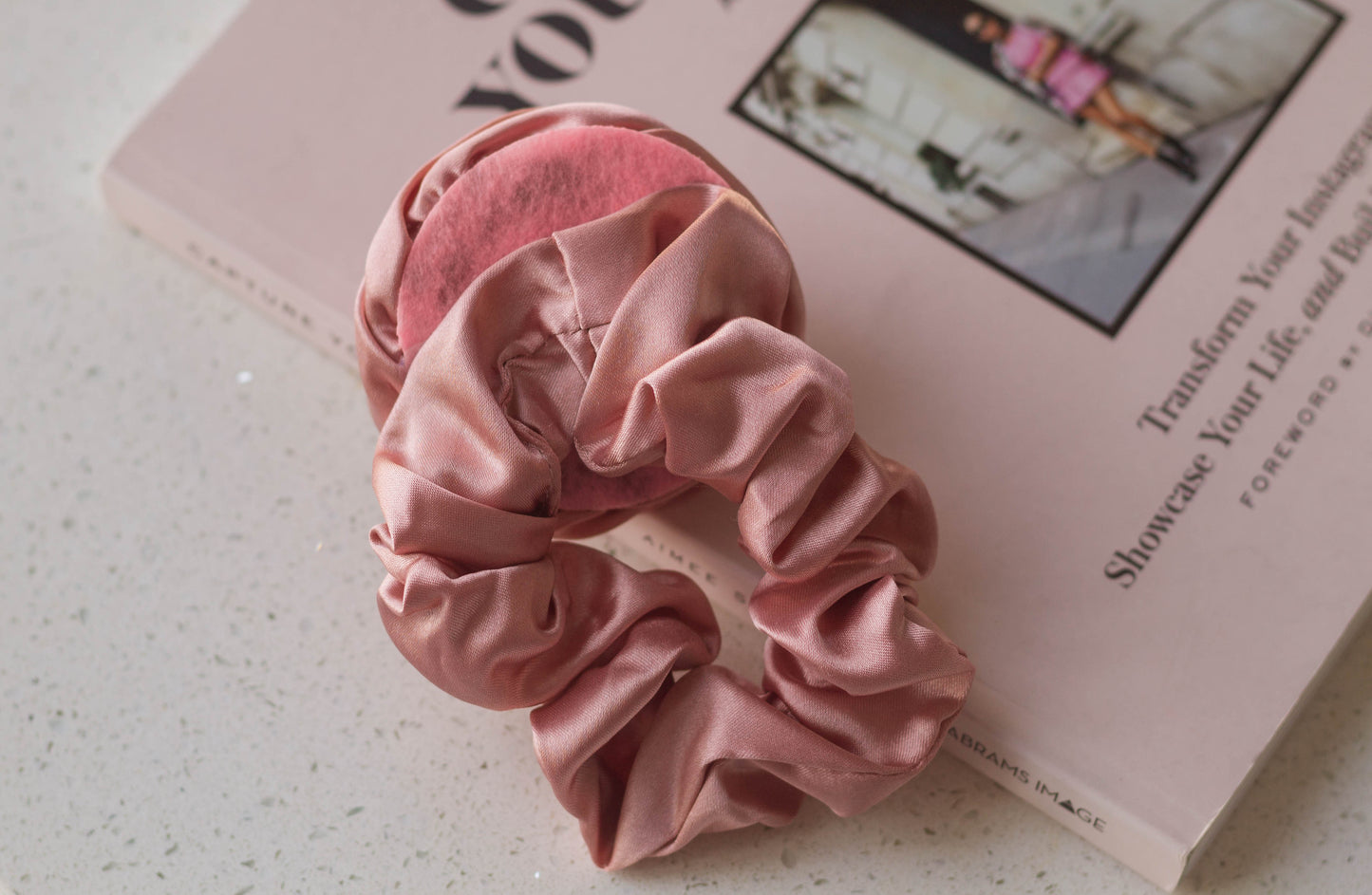 Satin Rose Scrunchies