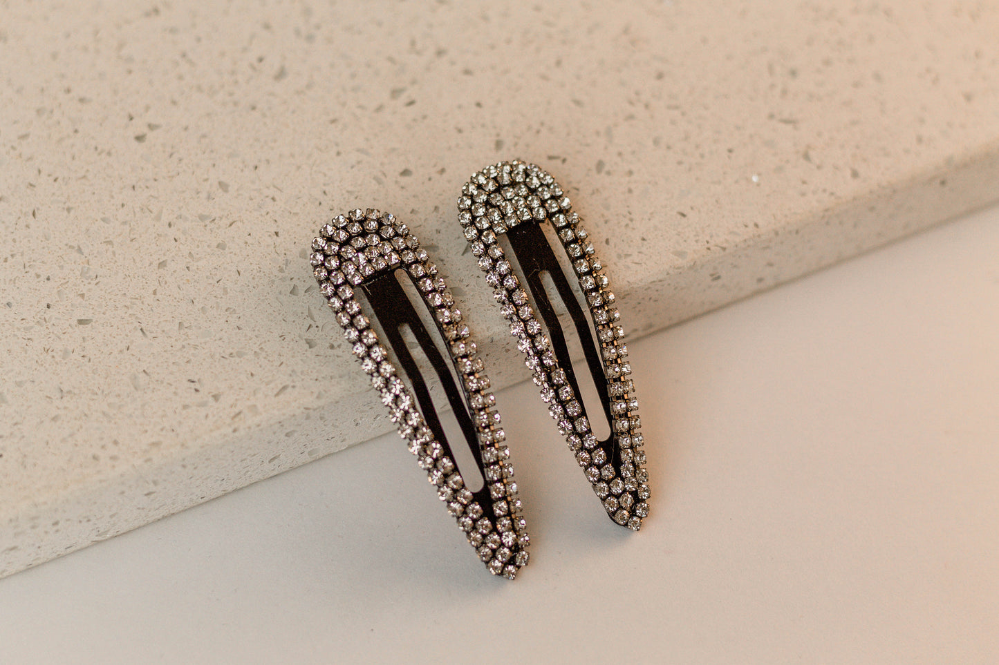 2 pc Rhinestone Hair Clips