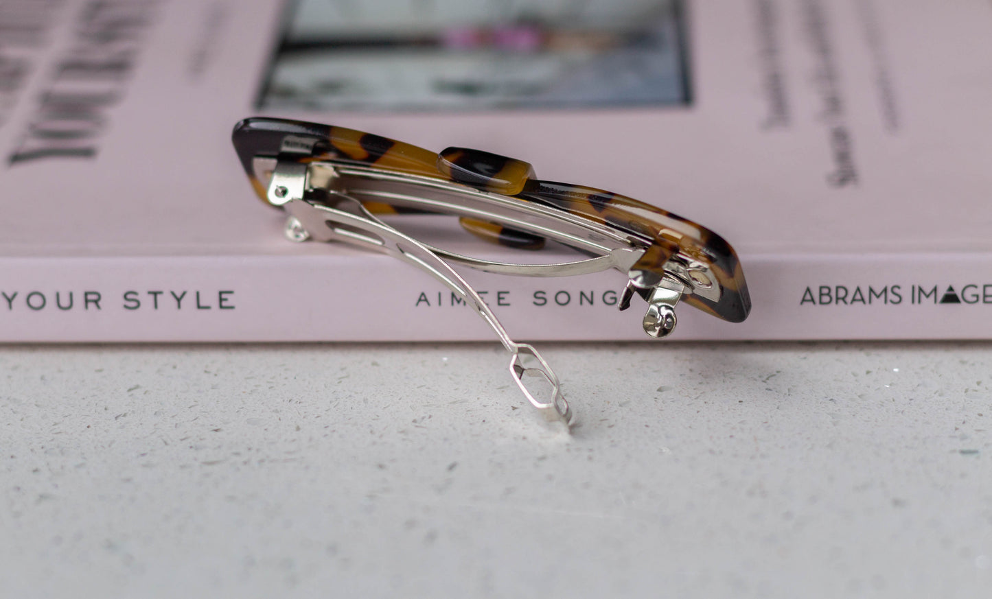 Acetate Tortoiseshell Bow Barrette