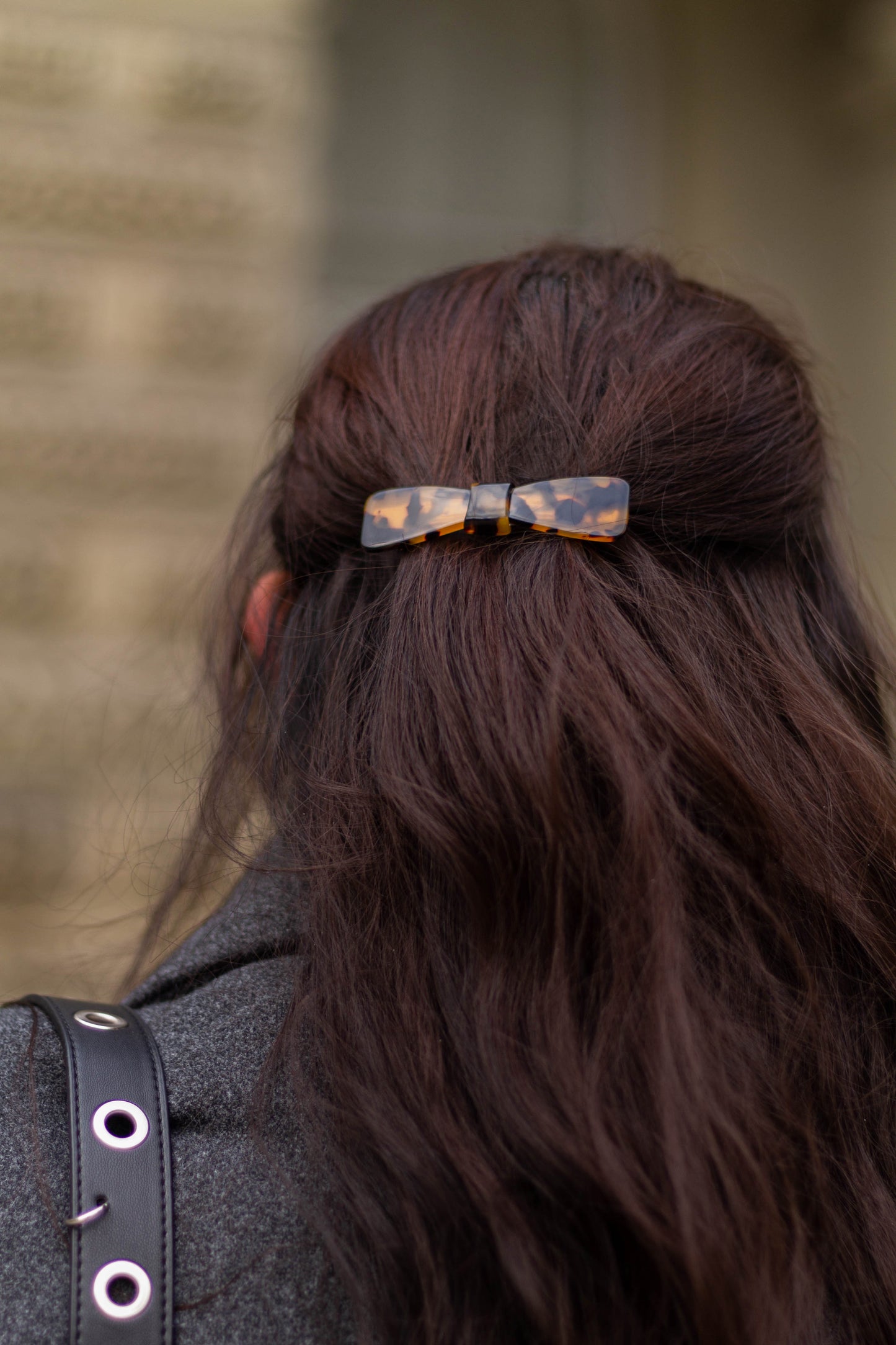 Acetate Tortoiseshell Bow Barrette