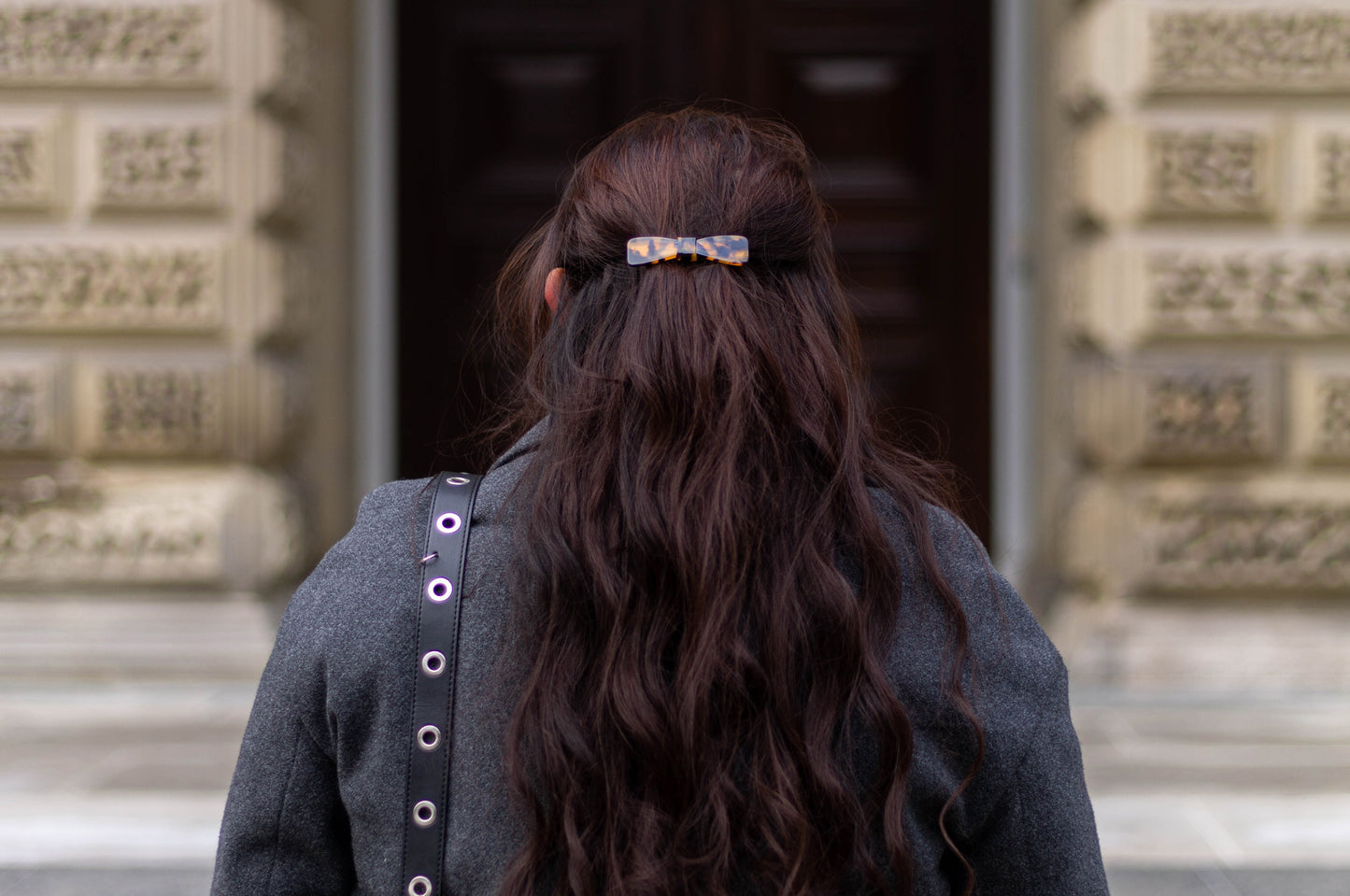 Acetate Tortoiseshell Bow Barrette