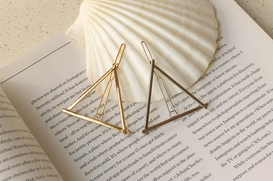 Metal Triangle Hair Pin