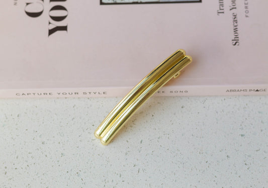 Metal Double Bar Barrette