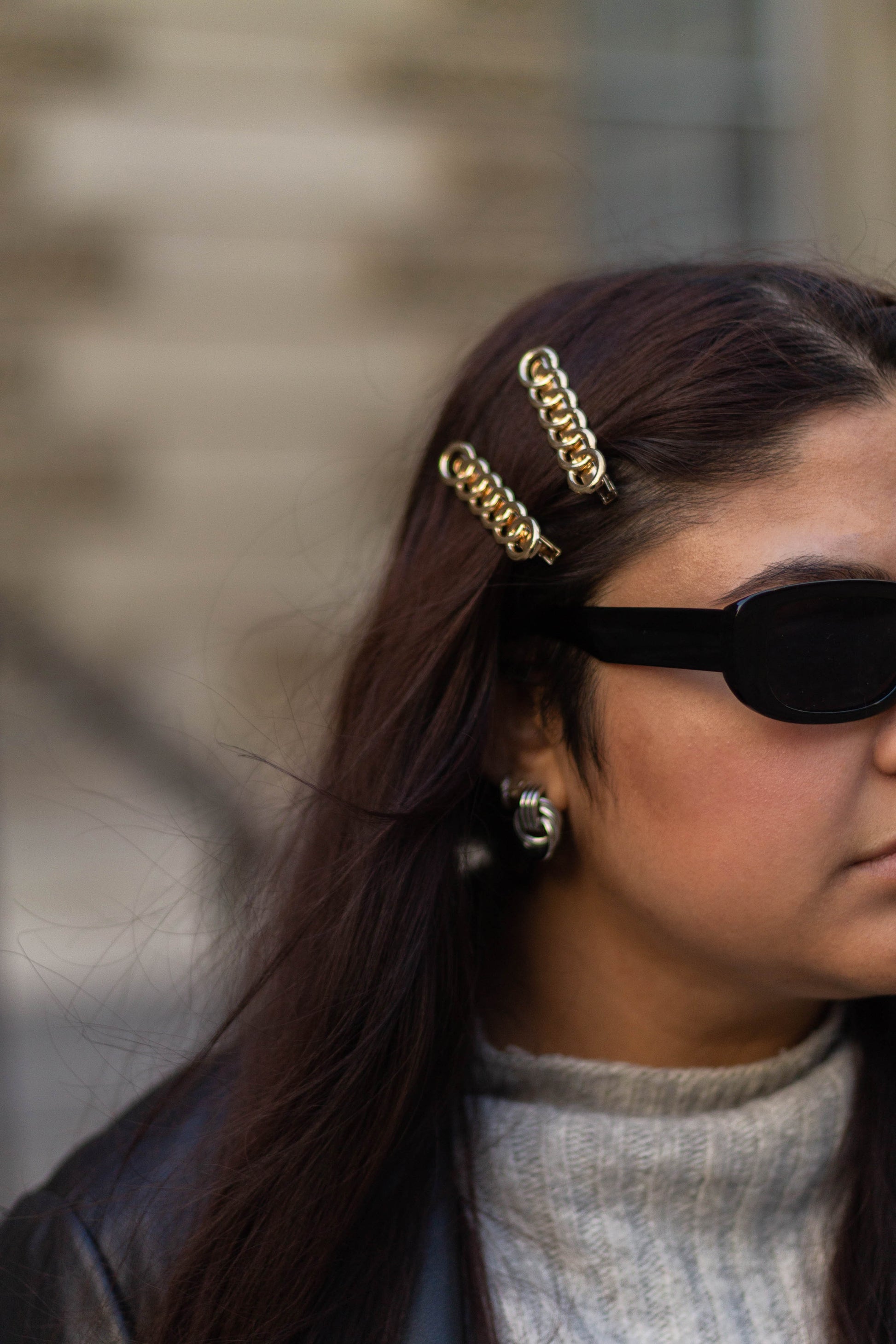 pc Gold Chain Hair Clips – The Stylish Daisy - Main Image