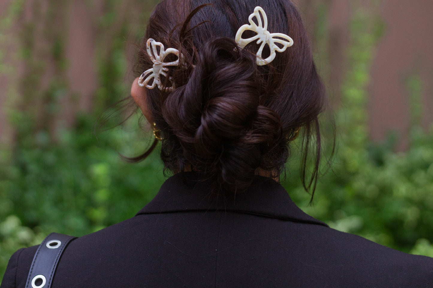 Hollow Butterfly French Hair Pin