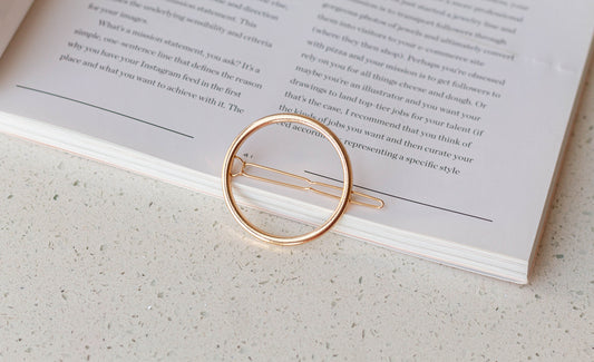 Metal Circle Hair Pin