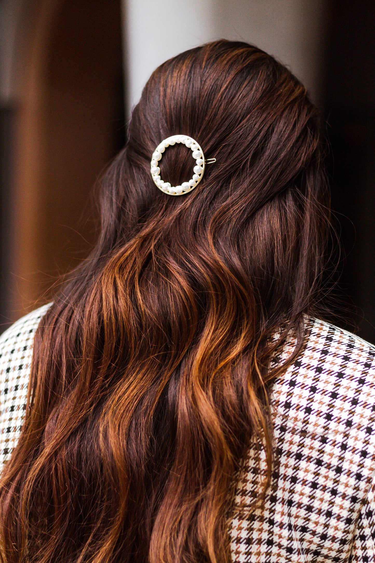 Pearl Circle Hair Pin