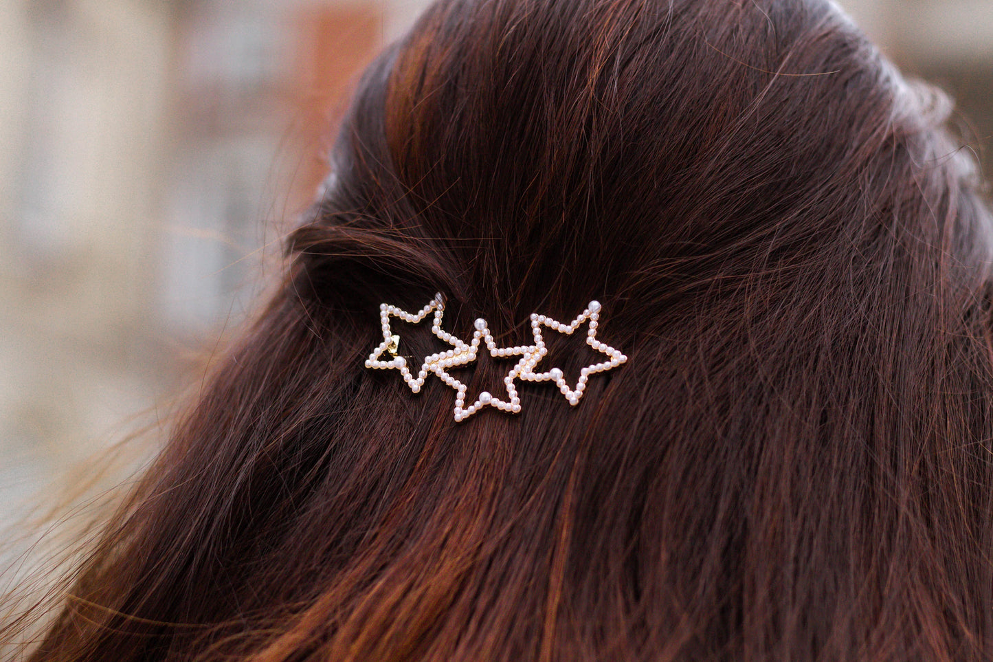 3 Star Pearl Hairpin